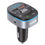 In - Car Charger Wireless FM Transmitter V5 Bluetooth, headphone jack port, and 2 USB - A Ports - Interior Auto Tech