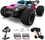 4WD Powerextra RC Cars, Electric Off Road Monster Trucks with LED Light, High Speed 40+ KM/H , 50+ Mins Play Car Gift for Boys & Girls - Interior Auto Tech