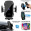 15W QI Phone Holder with Automatic Clamp Smart Sensor Car Wireless Charger