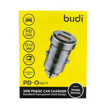 Budi 30W PD & 18W QC 3.0 Car Charger, 12v-24v Cigarette Port Charger - interiorautotech